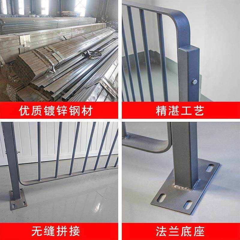 厂现货港式道路护栏深圳款热镀锌深标市政围栏人行道非机隔离栏杆,淘宝优惠券,粉丝福利购,淘宝优惠卷