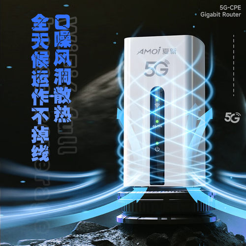 5G随身CPE路由器家用2025新款随身Wi-Fi移动无线光纤宽带千兆双频WiFi6智能热点全网通办公居家户外直播网络 - 图1