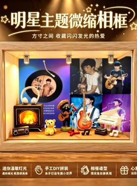 赵雷微缩专辑相框摆件歌迷收藏