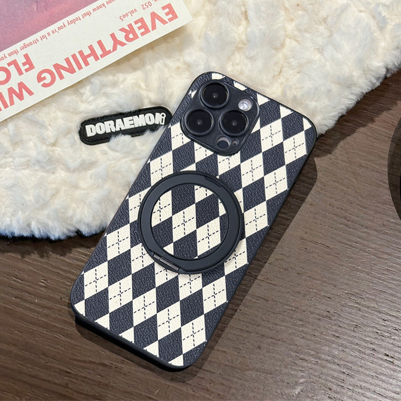 坎宁安适用刚好米civi5手机壳civi4pro旋转支架15/12SE折叠11Ultra商务14T懒人civi1s皮质3s小众CC、保护套 - 图3