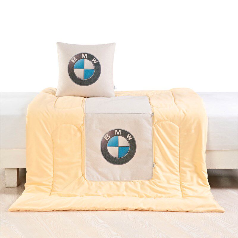 极客创意家居汽车抱枕被子两用抱枕棉麻车标靠垫车载护腰靠枕被子,淘宝优惠券,粉丝福利购,淘宝优惠卷