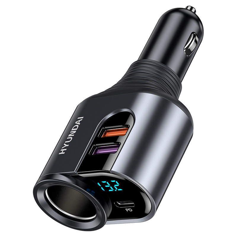 现代W大功率车载电器超级快闪汽车点烟器转换插头,淘宝优惠券,粉丝福利购,淘宝优惠卷