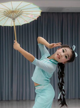 诗雨江南伞舞蹈道具小号尺寸油纸伞幼幼儿童独舞检定考试跳舞表演