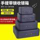 New fireproof storage box with lock small storage box household ID safe small mini cash box handheld storage