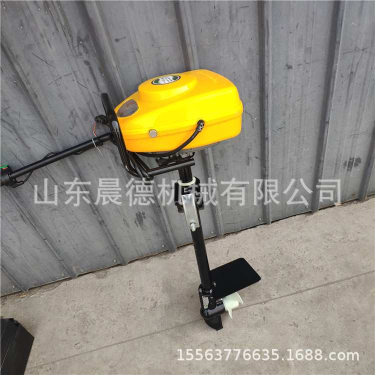 196cc带档汽油挂浆机 小型木船挂桨四冲程带档位渔船推进器 - 图1