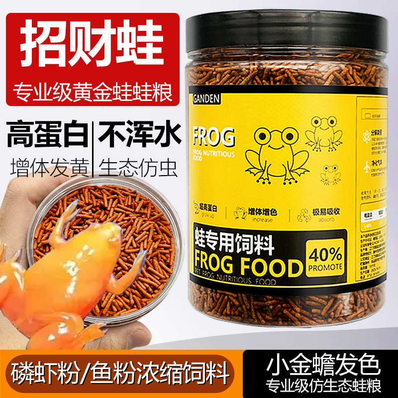 Golden frog special feed frog food small golden frog food