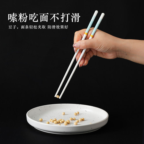 陶瓷筷子正品食品级家用优质高档抗菌防霉2026新款景德镇陶瓷筷 - 图3