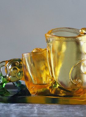 琉璃金牛笔筒摆件居家客厅书房前台桌面摆放装饰节日商务送礼工艺