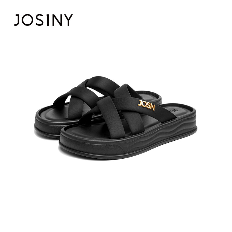 JOSINY卓诗尼女鞋夏季凉鞋清仓特卖多款式品牌特惠时尚设计感鞋子