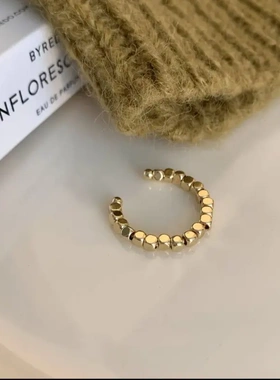 设计感镂空精致结开口戒高级感氛围轻奢百搭甜美指环小众戒指