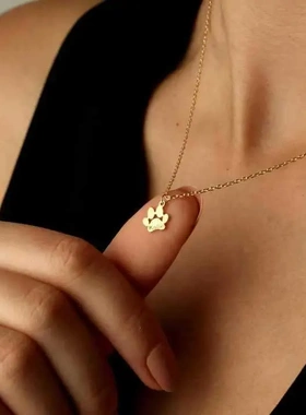 不锈钢宠物项链猫爪狗爪字母项链工厂母亲节少儿礼物免费刻字