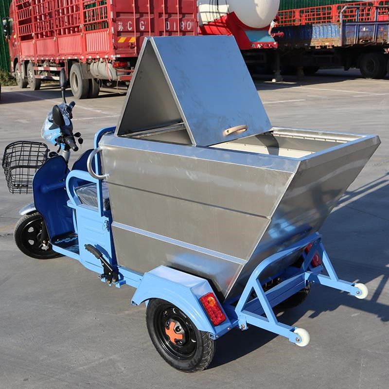 电动垃圾车清运车不锈钢环卫u保洁三轮车物业道路工人清洁小区500,淘宝优惠券,粉丝福利购,淘宝优惠卷