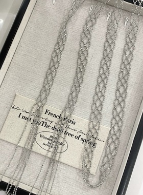 蕾丝月帘项链女款独特风锁骨链