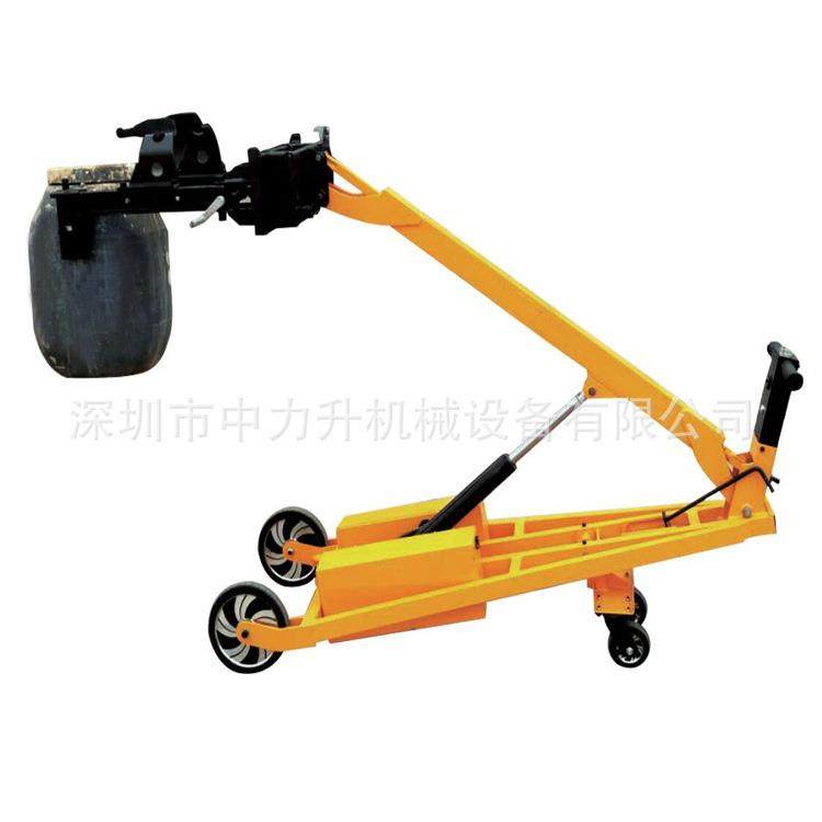 便携式电动油桶车仓库物流装卸叉车曲臂式液压升降车油桶堆高车,淘宝优惠券,粉丝福利购,淘宝优惠卷