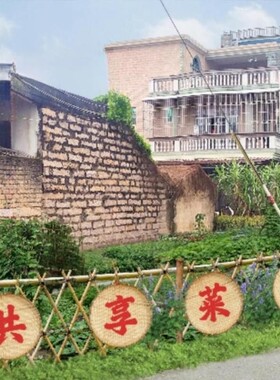 定制招牌手绘簸箕画写字竹匾门头广告字牌农家乐装饰五谷丰登字画