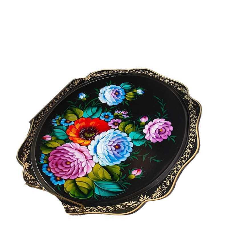 复古客厅满铺不规则舒适易地毯打理花卉代发家用装饰跨境地毯卧室 - 图3