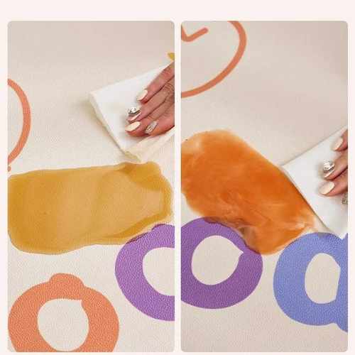 Real.de满铺防滑耐脏狗打理宠物防水净耐铺垫垫地易卡通猫进食垫 - 图0