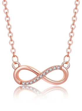 热卖甜美文艺微镶钻形锁骨链 时尚个性母亲节礼物项链