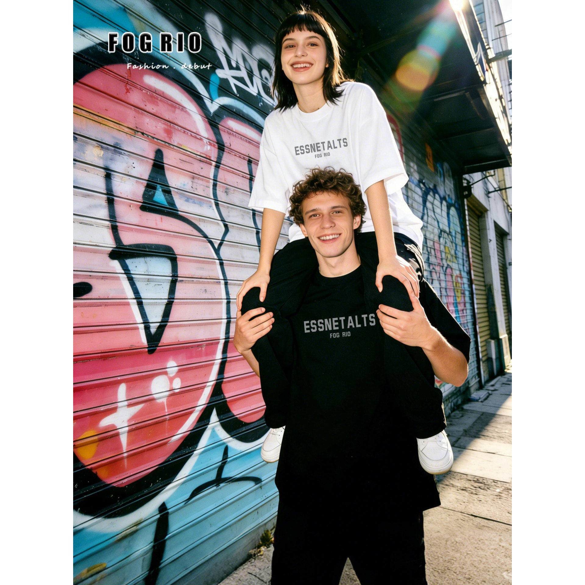 FOG RIO2026新款潮牌原创重磅设计情侣同款男女同款纯棉短袖T恤9