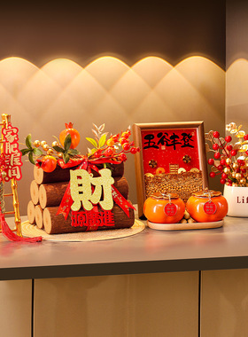 新家布置超有氛围感的柴火摆件~