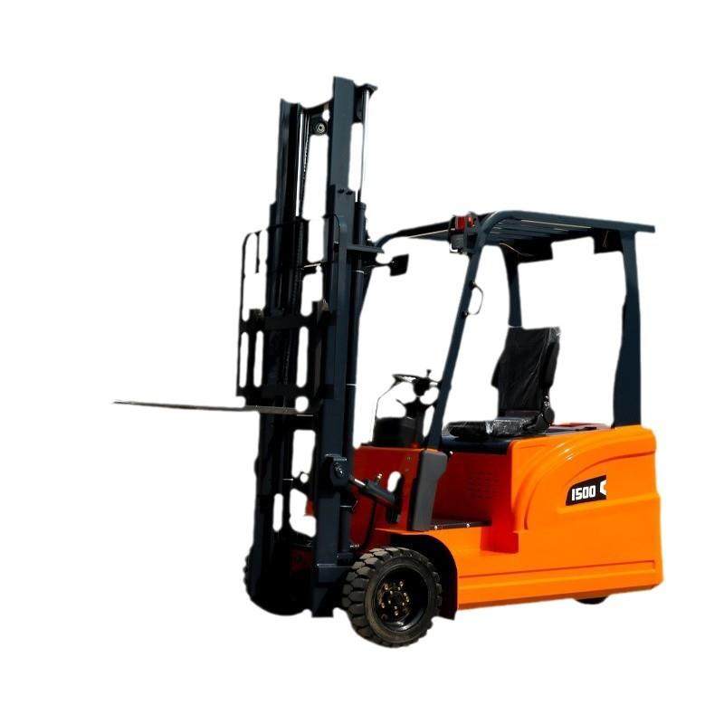 小型三支点电动叉车0.5吨1吨三轮座驾式电动搬运车液压起重装卸车,淘宝优惠券,粉丝福利购,淘宝优惠卷