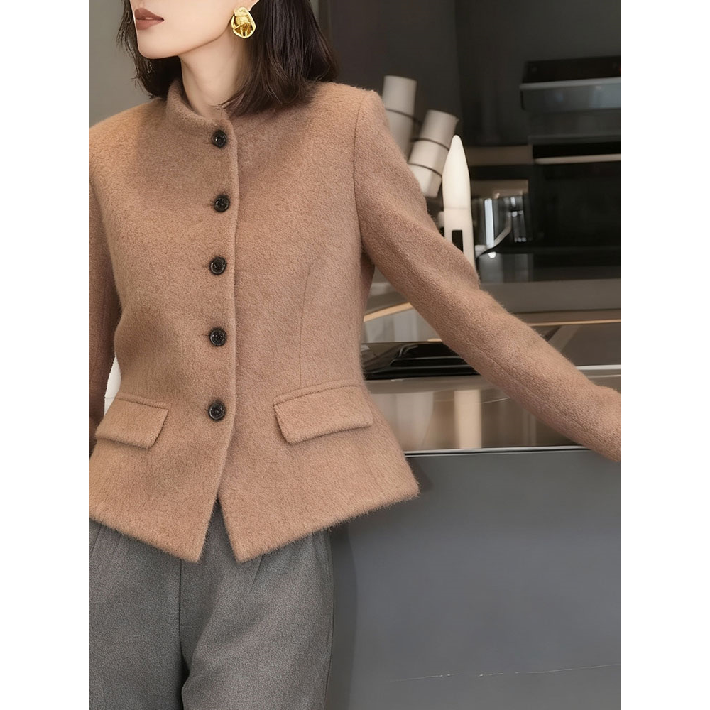 巨好看的气质高级感独特超好看小香风毛呢外套女2025新款秋季上衣,淘宝优惠券,粉丝福利购,淘宝优惠卷