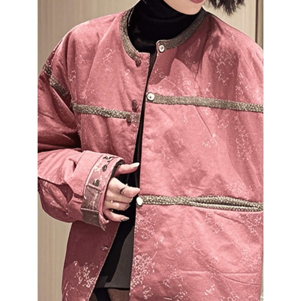 禅意新中式女装国风外套女冬季2025新款爆款加厚小香风棉服上衣女,淘宝优惠券,粉丝福利购,淘宝优惠卷