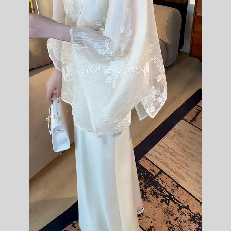 超好看独特漂亮高级感轻奢减龄洋派衬衫女2025年夏季新款上衣小衫 - 图2