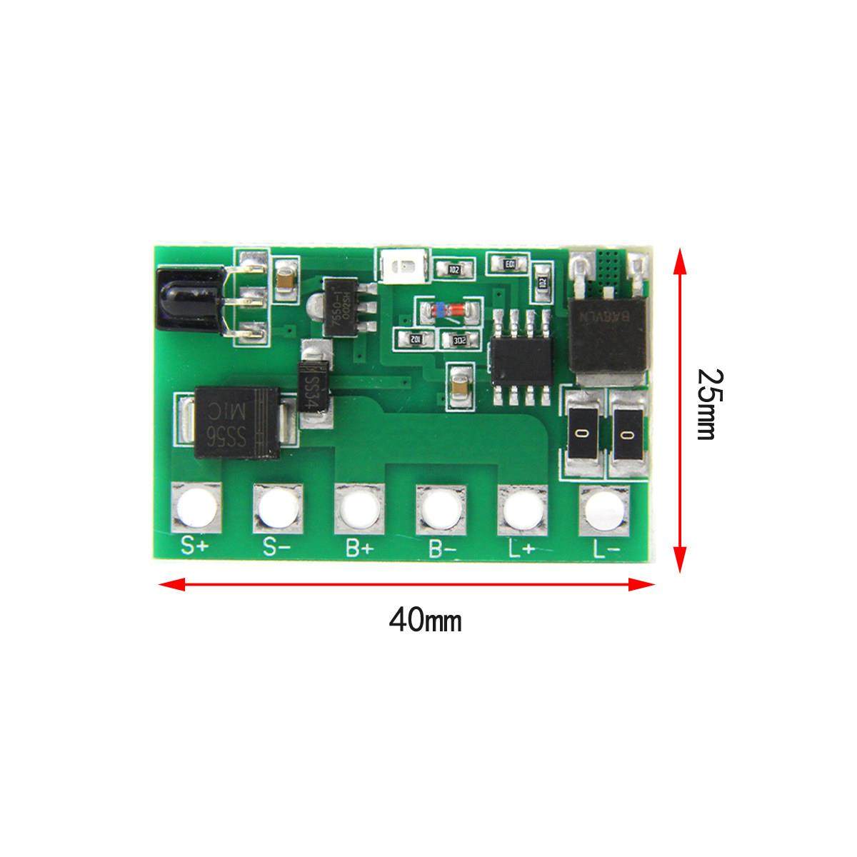 3.2V-3.7V-12V通用型太阳能板发电控制器充电路灯开 关电路板模块,淘宝优惠券,粉丝福利购,淘宝优惠卷