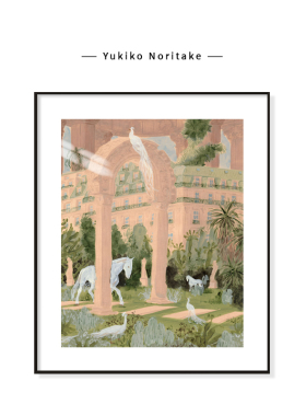 【Yukiko Noritake合集】中古宫廷风插画马ins治愈艺术装饰挂画芯
