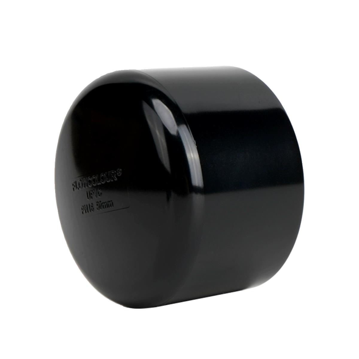 纯黑色PVC管帽 黑色UPVC堵头封头水管封堵管子堵盖25 32 40 溢彩 - 图3