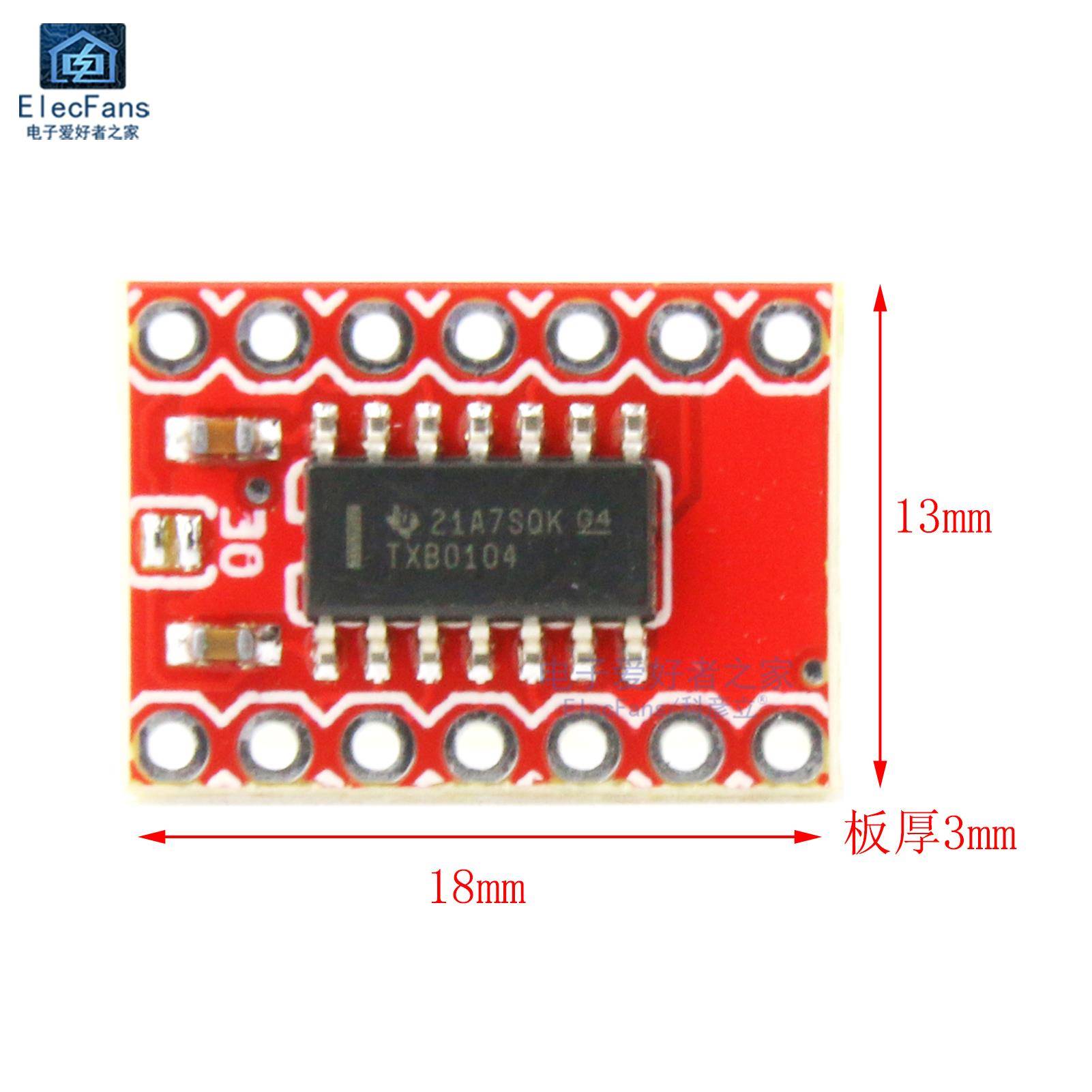 TXB0104/TXS0108E高速全双工 4路电平转换模块 4位双向电压转换器 - 图2