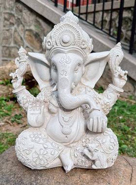 泰式大象神摆件泰国酒店SPA会所餐厅家居装饰品东南亚奶茶店摆设