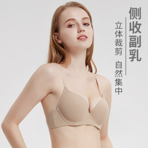 黛安芬丽格官方无痕内衣女小胸聚拢夏季薄款透气运动防下垂文胸衣