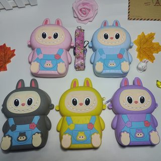 Popular Labu Silicone Bag Internet Celebrity Doll Bag Children's Bag Coin Wallet Student Bag