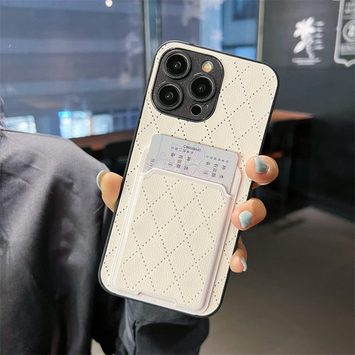 适用华为荣耀play8T手机壳PLAY6c插卡套5T小香风4t菱格5活力版背带5G防摔4pro挂脖3E绳6Tpro门禁4女3s保护套 - 图3