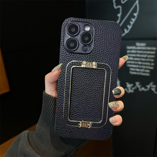 适用vivoX27pro手机壳x23幻彩版折叠支架U3商务x20方扣x9s大门x7复古nex小众x21i时尚前后置精孔T1X保护套 - 图0