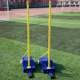 Outdoor and indoor standard badminton grid posts ABS/cast iron badminton posts mobile grid school community