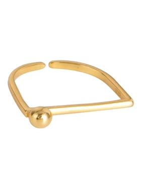 小花小球叠戴s925纯银戒指女小众个性设计方形开口可调节戒子指环