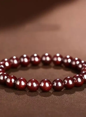 发黑辰砂乌金辰砂手链本年年男女款朱砂手链手串节日礼物