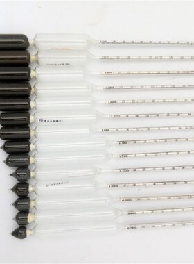 密度计比重计液体密度测试仪波美式比重计玻璃浮计液体密度计包邮