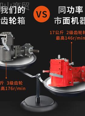 选配动微tj#u+hsd力油柴耕机小型耕地机旋地耕山水田农用开沟犁地