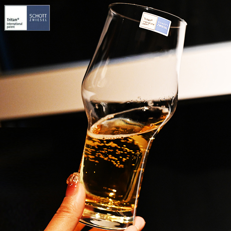 德国进口水晶玻璃轻奢高档小麦精酿啤酒杯果汁饮料杯可乐杯水杯子 - 图3