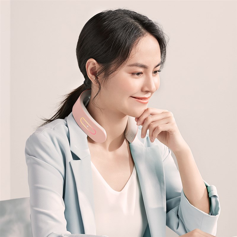 小熊颈椎按摩器颈部按摩仪家用y智能电动脖子肩颈按摩神器热敷护 - 图0