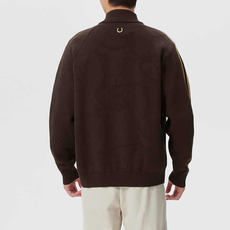 Adidas阿迪达斯NYR 3S男子针织夹克马年新年款运动上衣休闲外套,淘宝优惠券,粉丝福利购,淘宝优惠卷