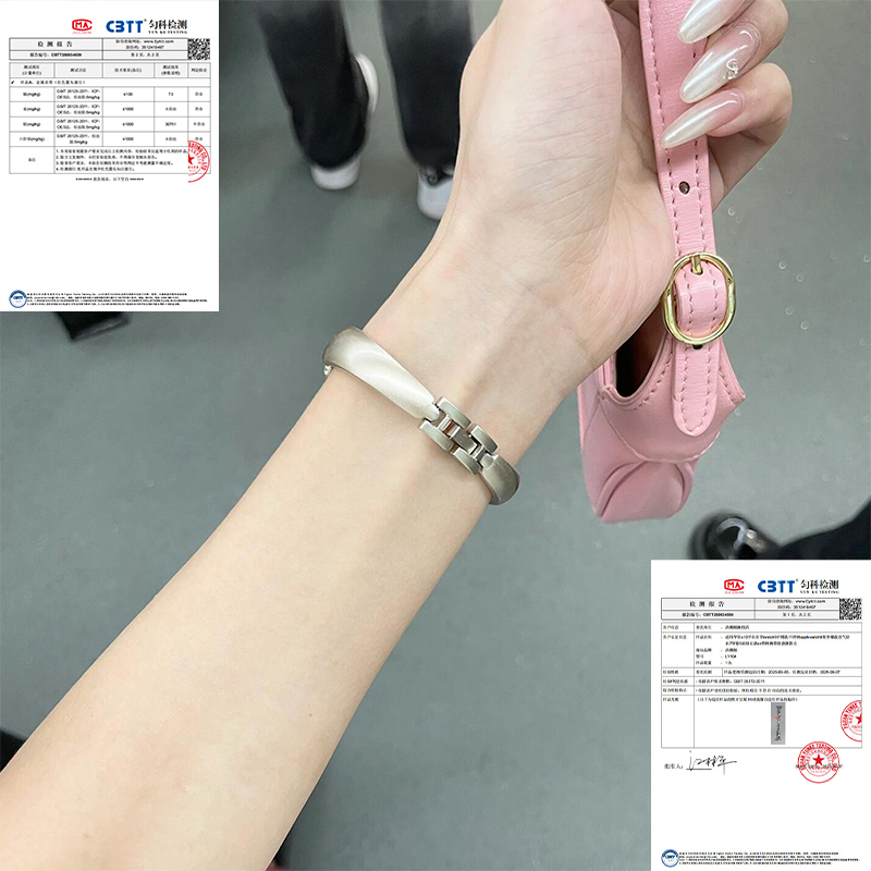 适用苹果s10手表表带iwatch11手镯款不锈钢applewatch8夏季10爆款透气防水7智能6高级女款se替换腕带创意新款 - 图3