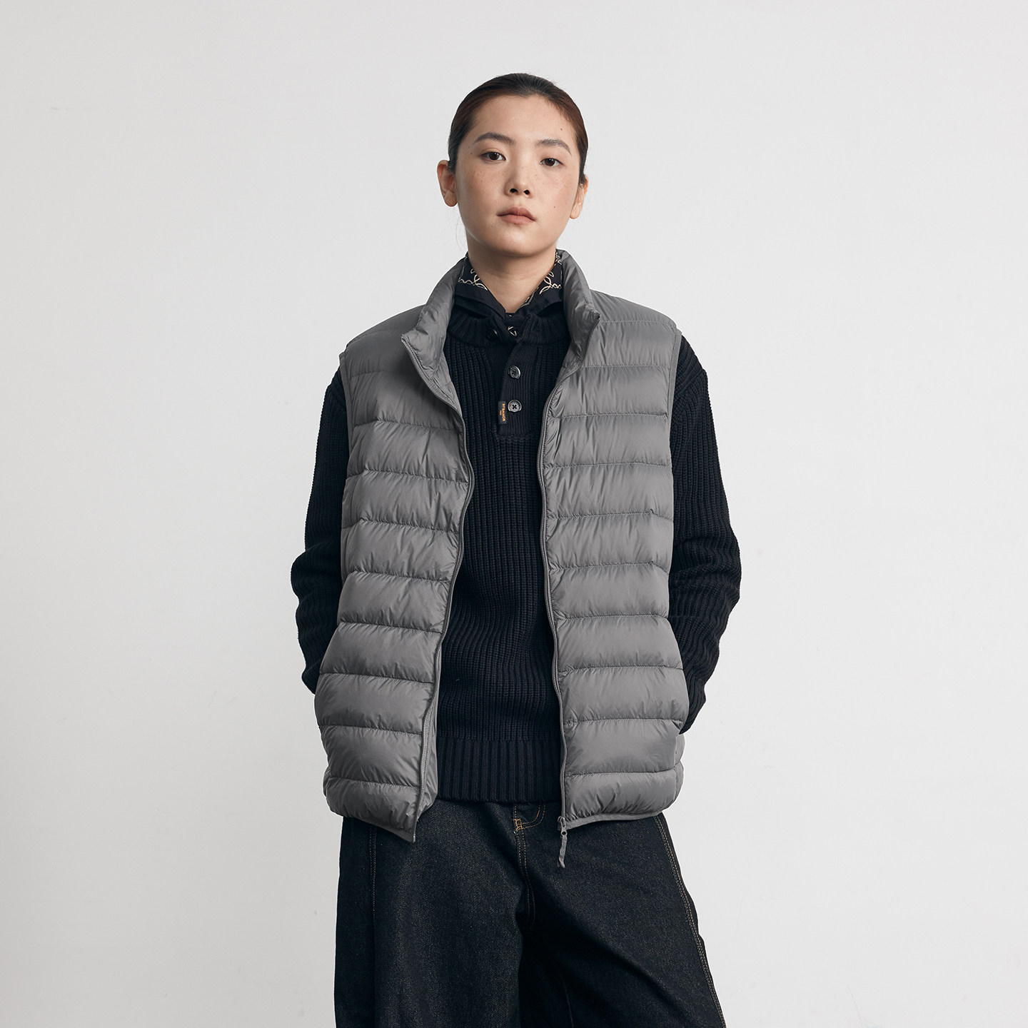 mtvo2025新款秋冬基础纯色羽绒马甲内胆无帽立领保暖男女同款休闲,淘宝优惠券,粉丝福利购,淘宝优惠卷