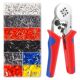 Cold-pressed terminal crimping pliers for electrician special O-tube type needle terminal crimping pliers manual wiring clamping tool opening
