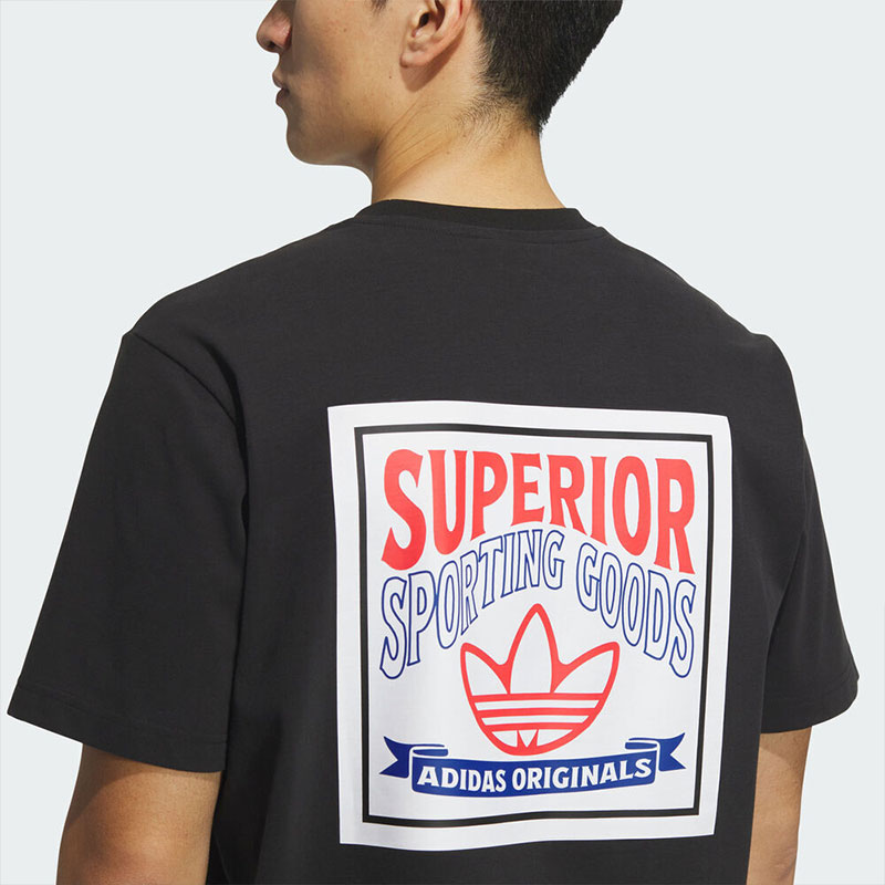 adidas阿迪三叶草男子WABASH TEE 2运动休闲短袖T恤KD1852 - 图2