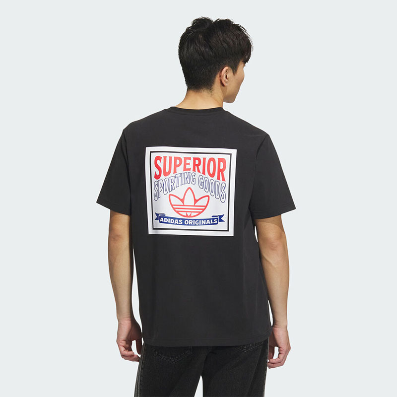 adidas阿迪三叶草男子WABASH TEE 2运动休闲短袖T恤KD1852 - 图0